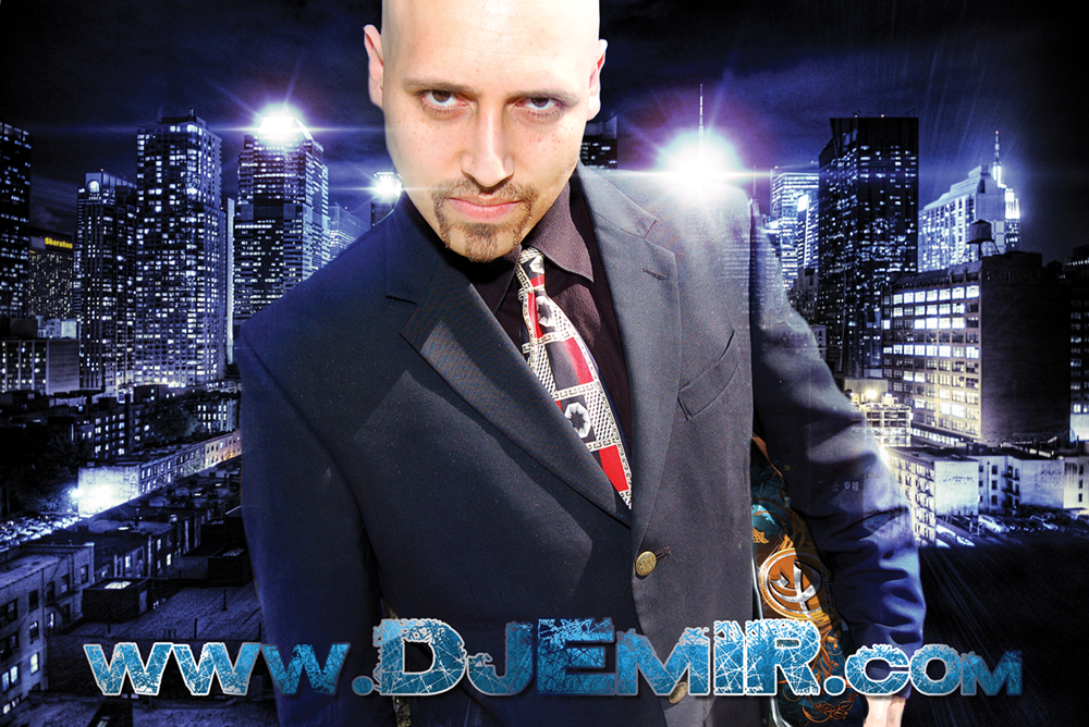 DJ Emir Santana Mixtapes and Designs New York City Blue Skyline